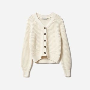 Everlane Texture Cotton Cardigan